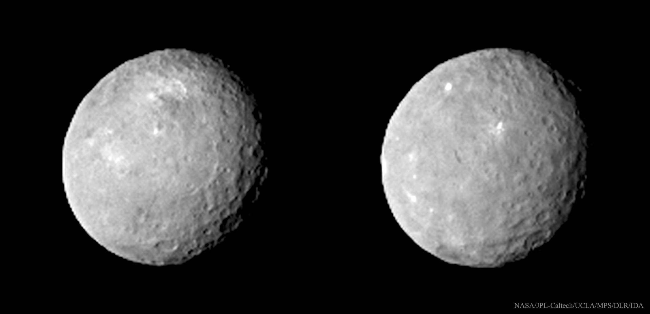 Dark Craters and Bright Spots Revealed on Asteroid Ceres