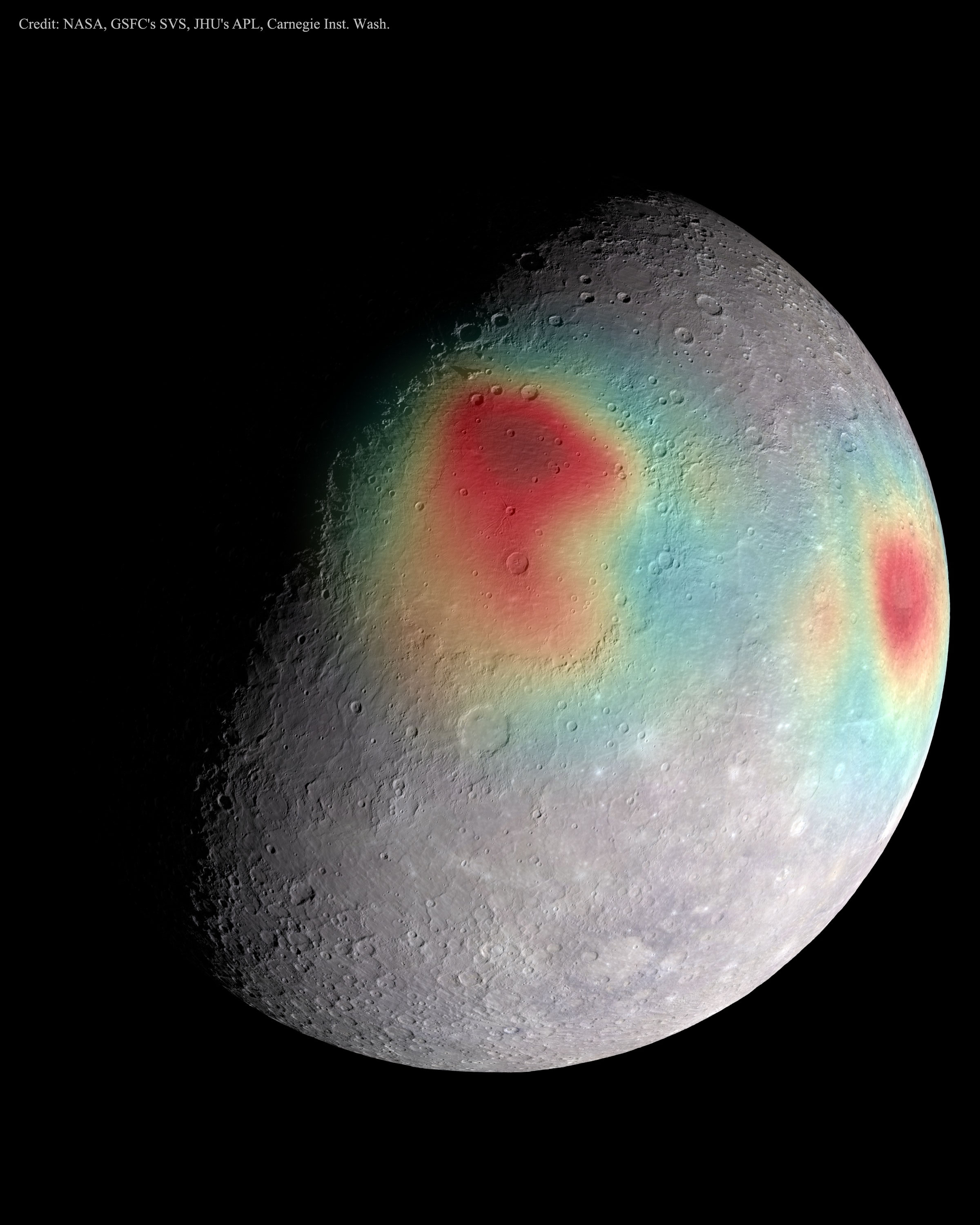 Gravitational Anomalies of Mercury