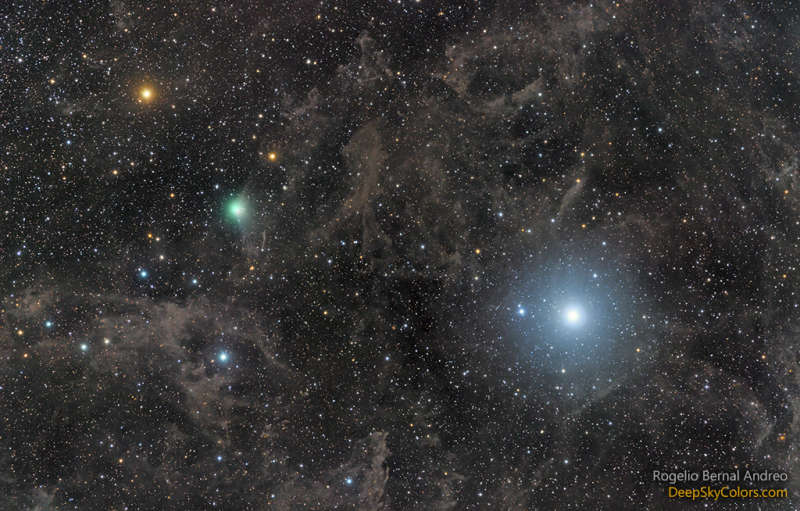 Полярная звезда и комета Лавджоя