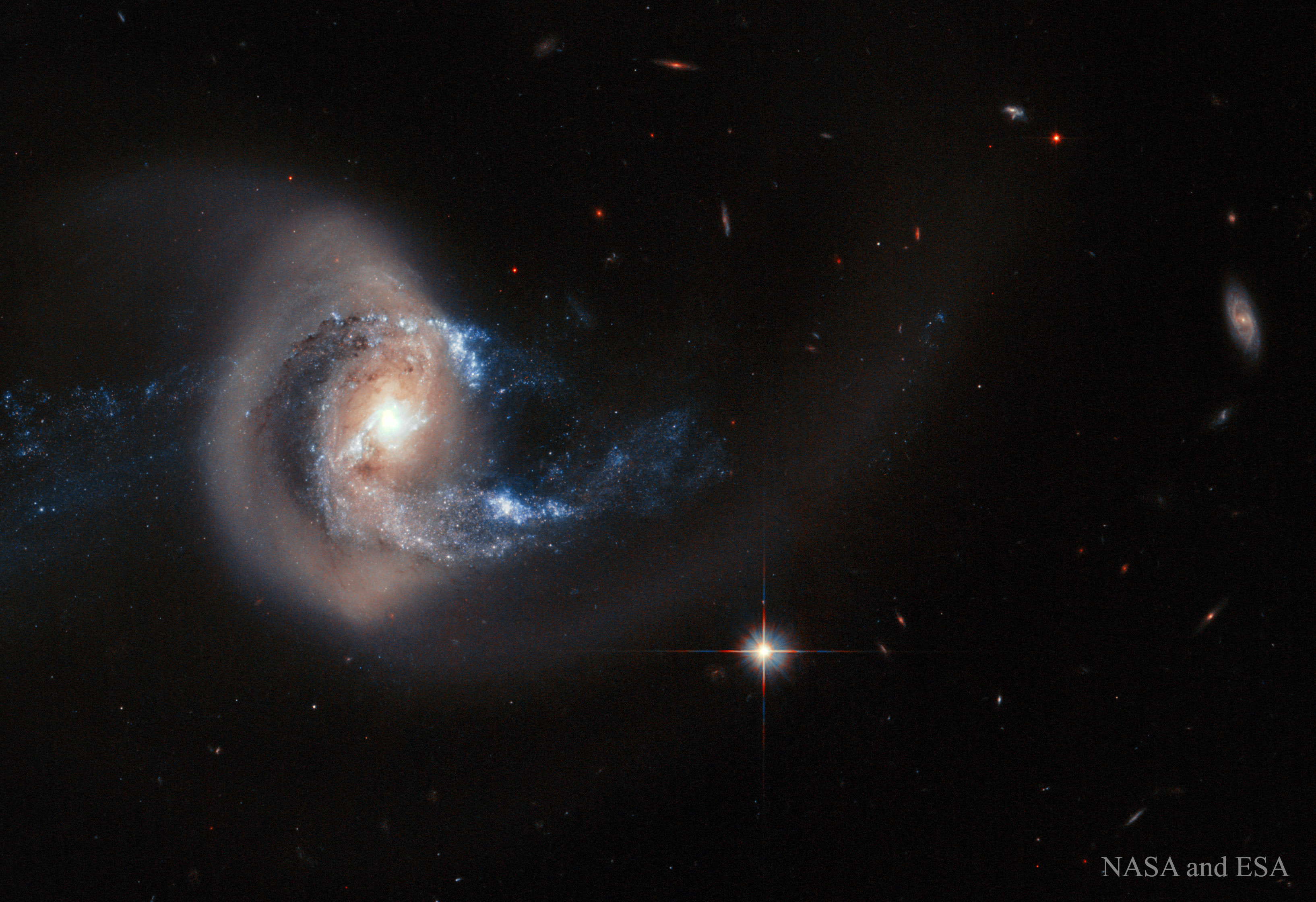 Galaxy NGC 7714 After Collision