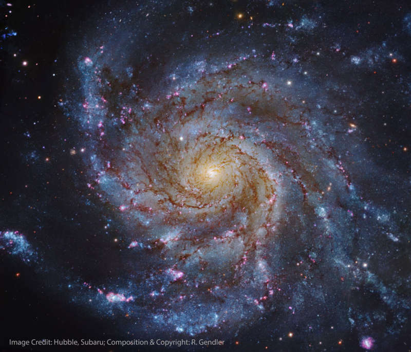M101: галактика Вертушка