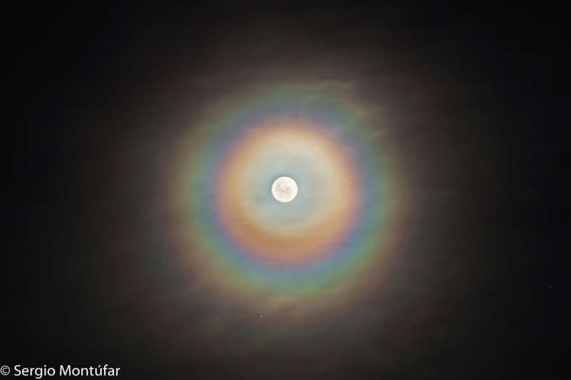 A Colorful Lunar Corona
