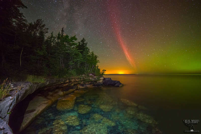A Proton Arc Over Lake Superior