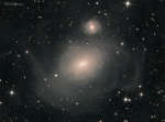 NGC 1316: после столкновения галактик