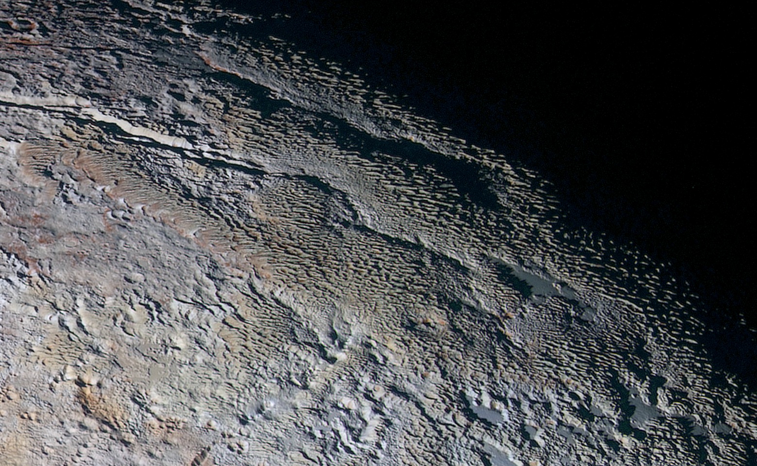 Pluto s Snakeskin Terrain