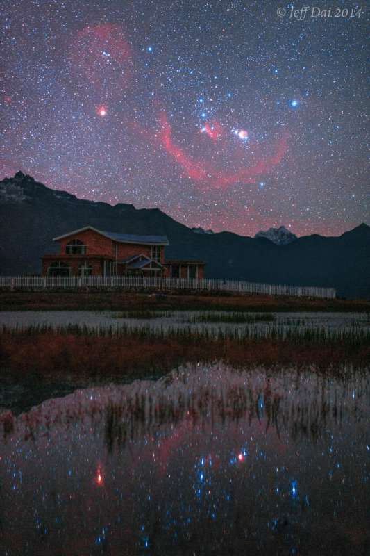 Orion Over and Under Tibet
