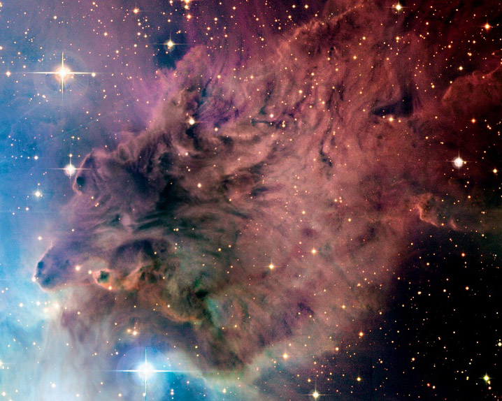 Туманность Лисий Мех: вид в телескоп CFHT