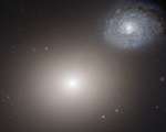 Эллиптическая M60 и спиральная NGC 4647