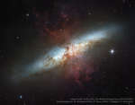 M82: галактика со сверхгалактическим ветром
