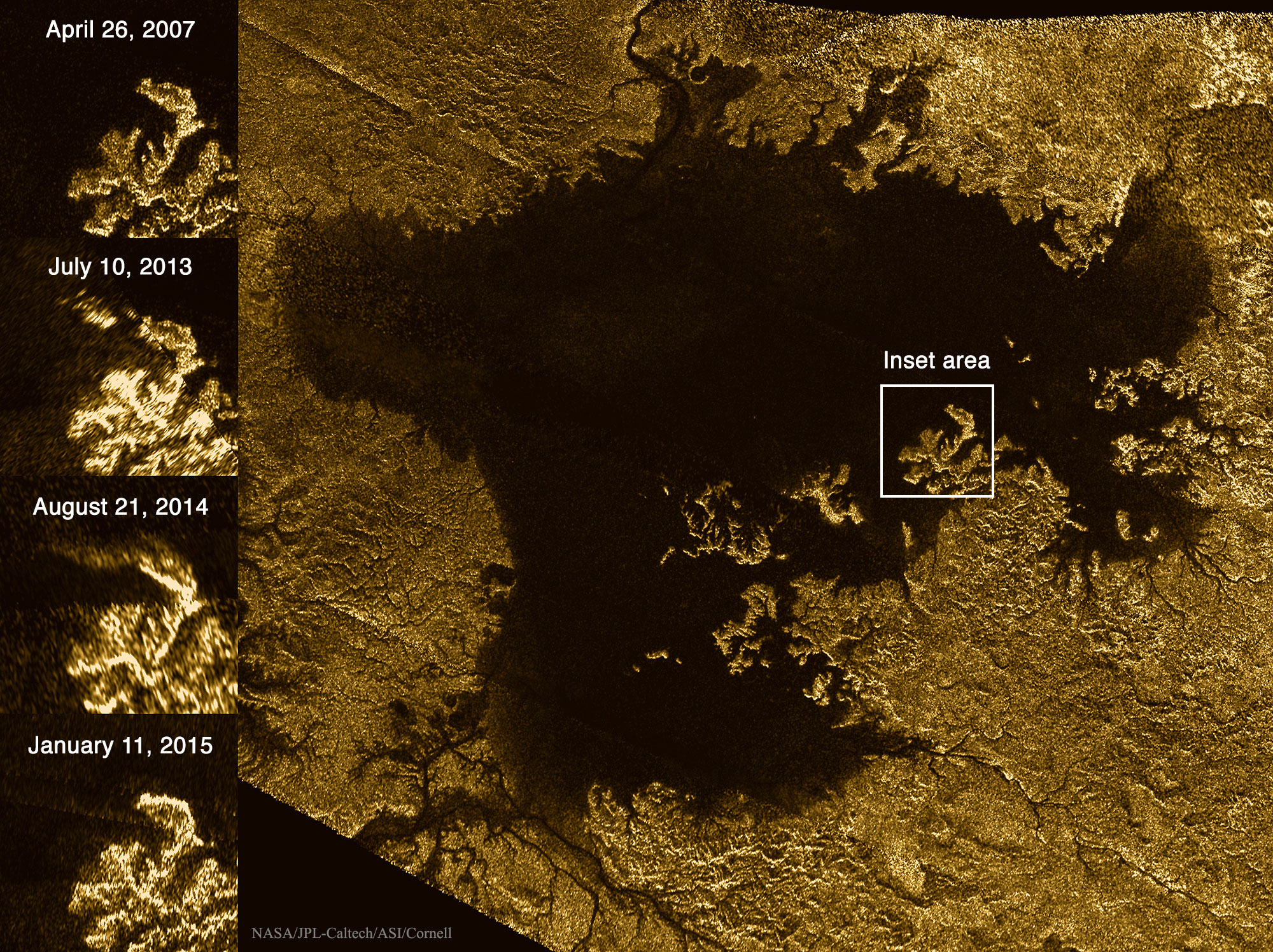 Zagadochnaya detal' v ozere na Titane ischezla