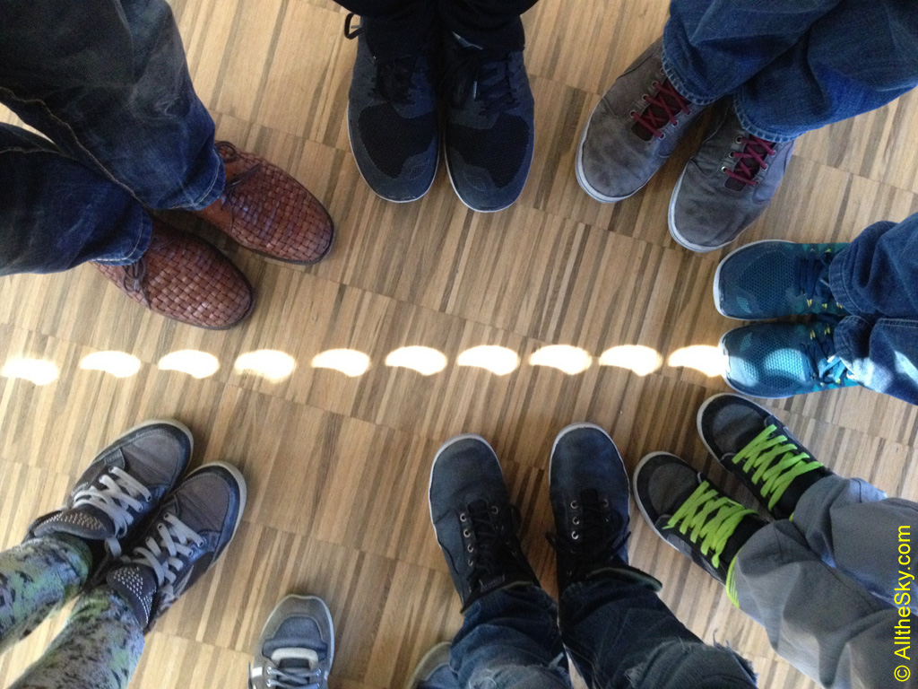 Solar Eclipse Shoes in the Classroom