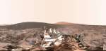Марсоход НАСА "Кьюриосити" около дюны Намиб