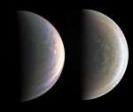 Юпитер с севера и с юга