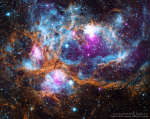 NGC 6357: звездная страна чудес