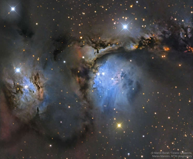 M78 and Orion Dust Reflections