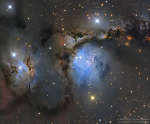 M78 и отражения в пыли Ориона
