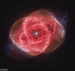 Туманность Кошачий глаз от телескопа имени Хаббла