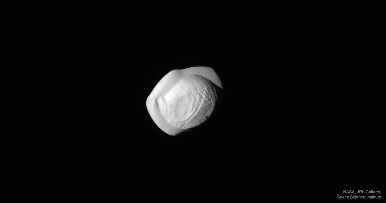 Saturns Moon Pan from Cassini