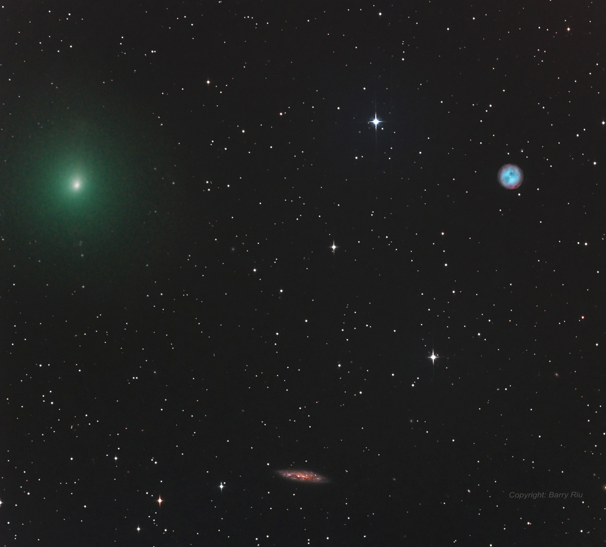 Kometa, Sova i galaktika
