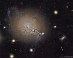 Волокна в активной галактике NGC 1275