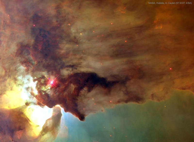 In the Center of the Lagoon Nebula