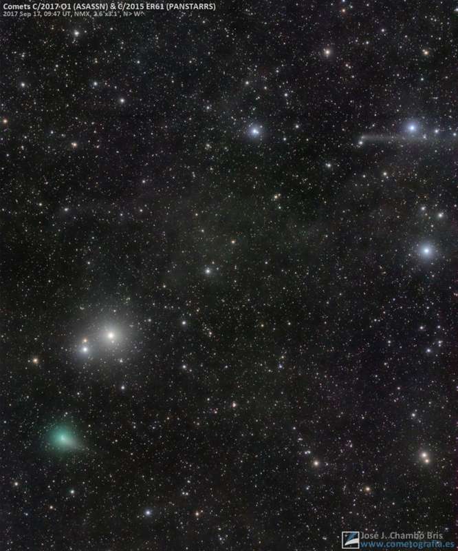 A Conjunction of Comets