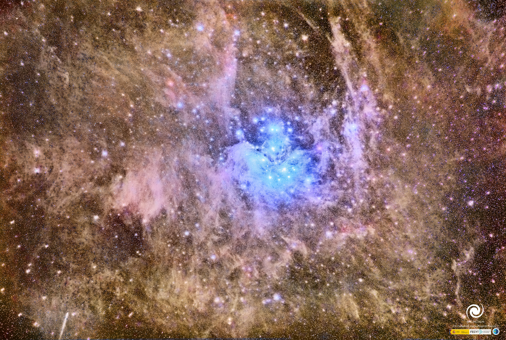 The Pleiades Deep and Dusty