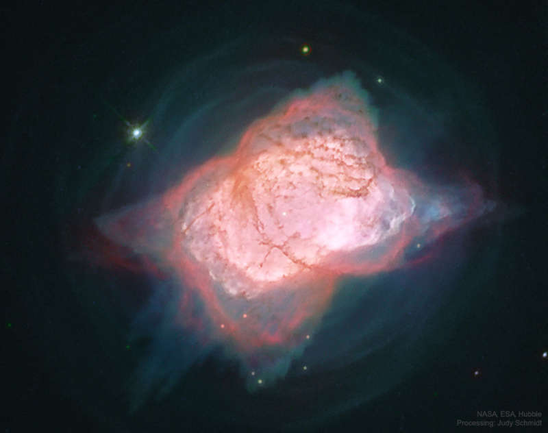 Яркая планетарная туманность NGC 7027 от телескопа им.Хаббла