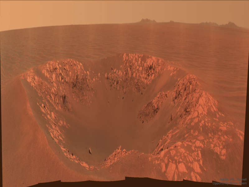 Krater Intrepid na Marse