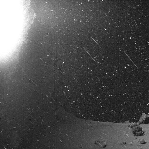 Sneg na komete Churyumova-Gerasimenko