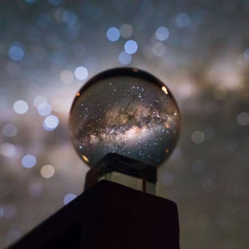 Galaxy in a Crystal Ball