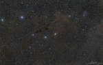 Barnard 228: temnaya tumannost' v Volke