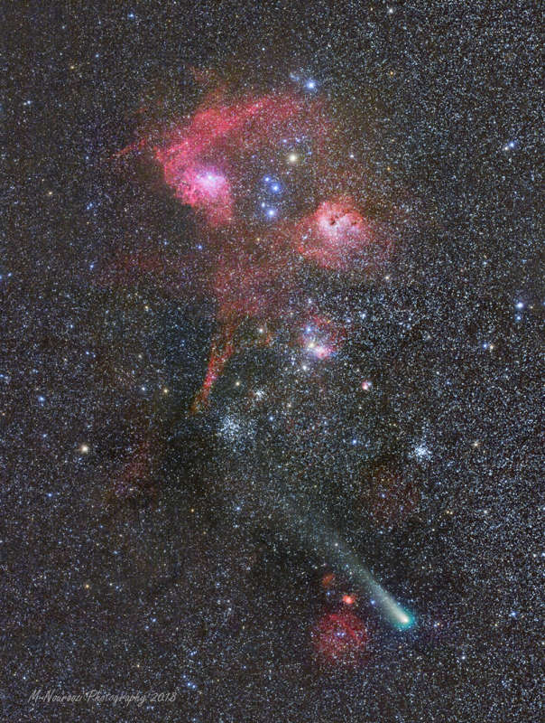 Comet, Clusters, and Nebulae