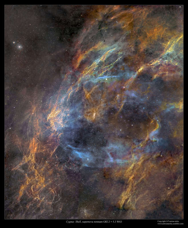 Cygnus Shell Supernova Remnant W63