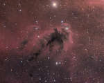 LDN 1622: темная туманность в Орионе