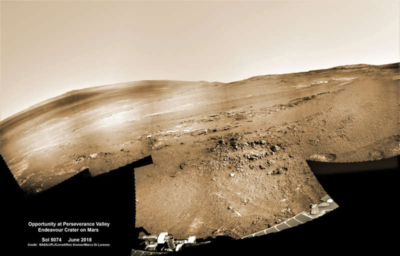 Opportunity at Perseverance Valley