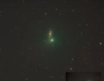 Комета Ивамото перед спиральной галактикой NGC 2903