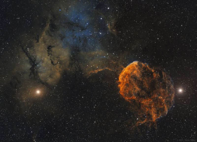 Sharpless 249 and the Jellyfish Nebula