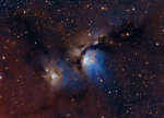 Звездная пыль и звездный свет в M78
