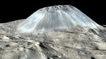 Необычная гора Ахуна на астероиде Церера