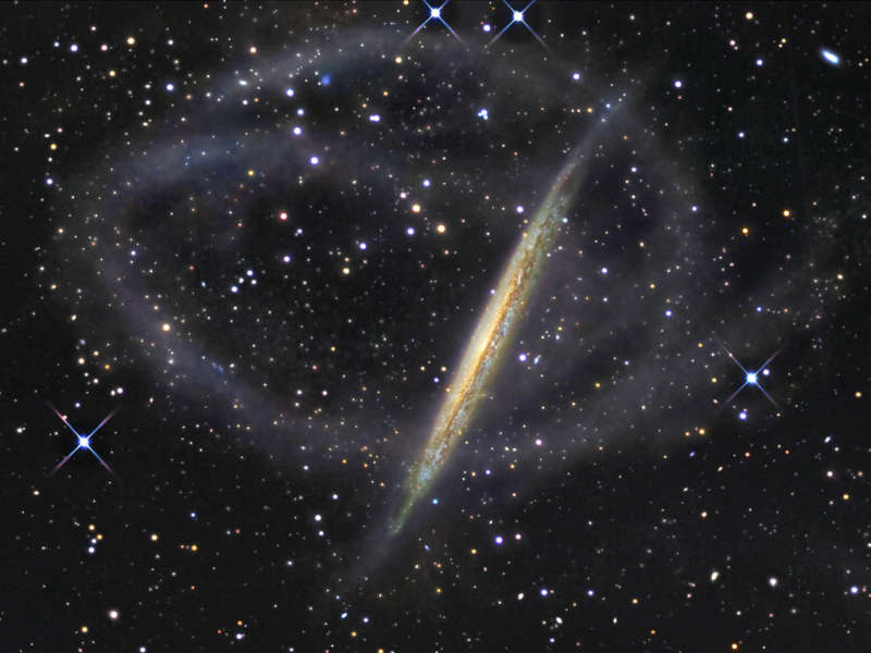 Zvezdnye potoki v NGC 5907