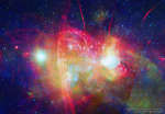 Centr Galaktiki: ot radioizlucheniya do rentgenovskih luchei