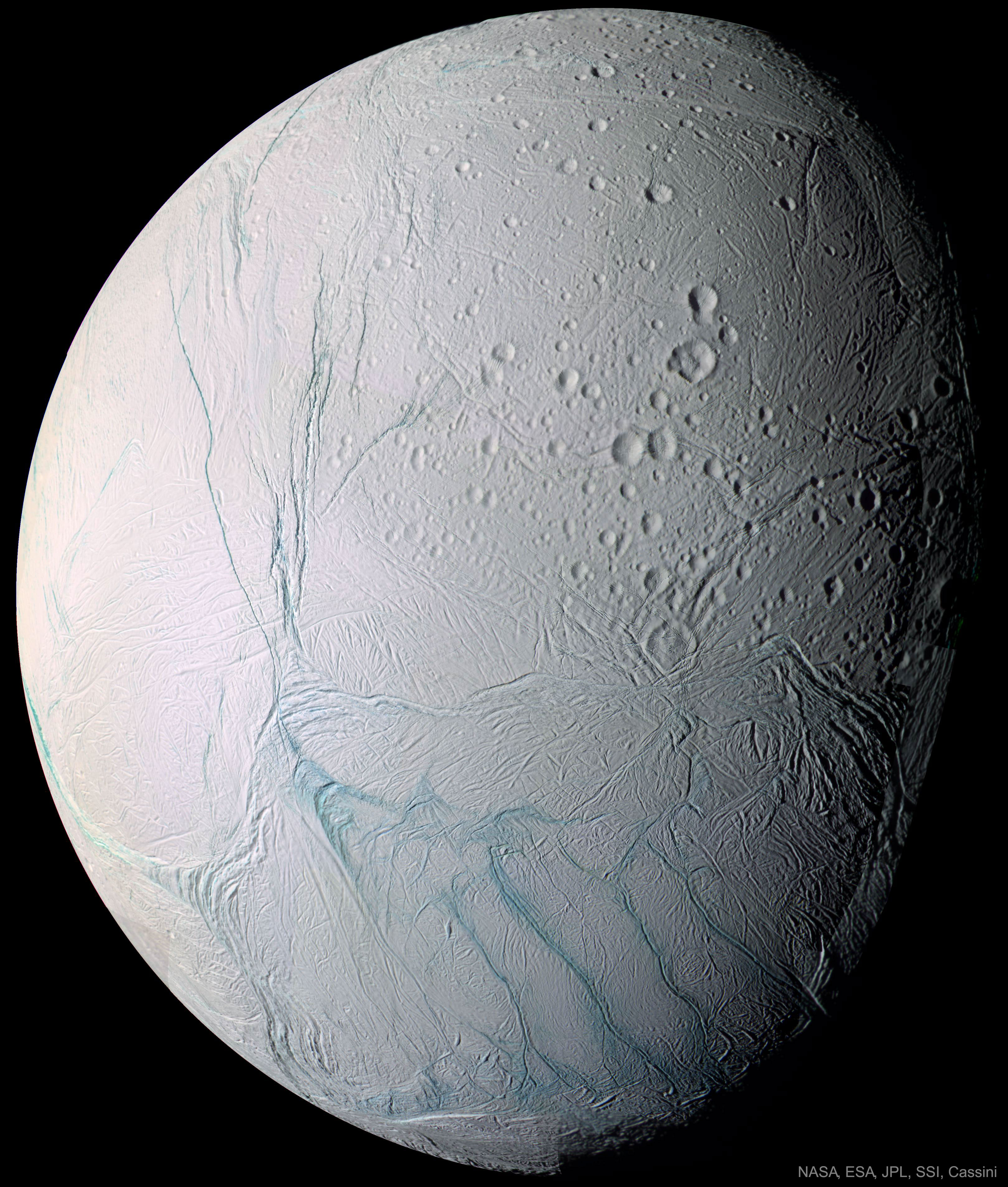 Fresh Tiger Stripes on Saturns Enceladus