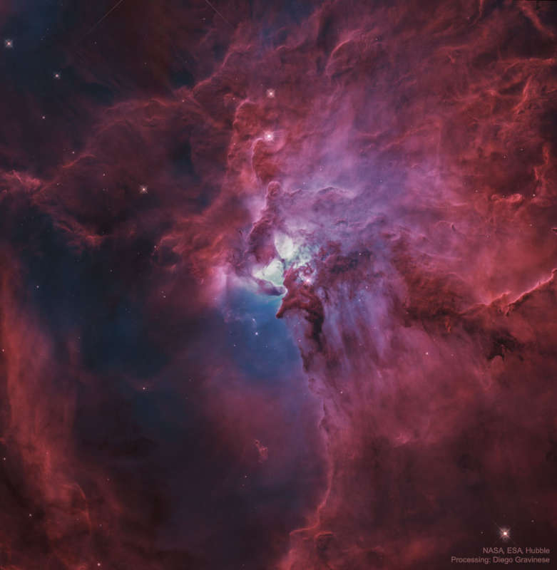 The Lively Center of the Lagoon Nebula