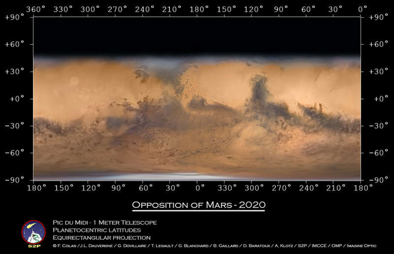 Global Map: Mars at Opposition