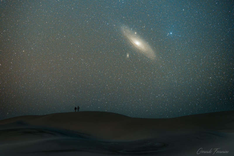 Andromeda over Patagonia