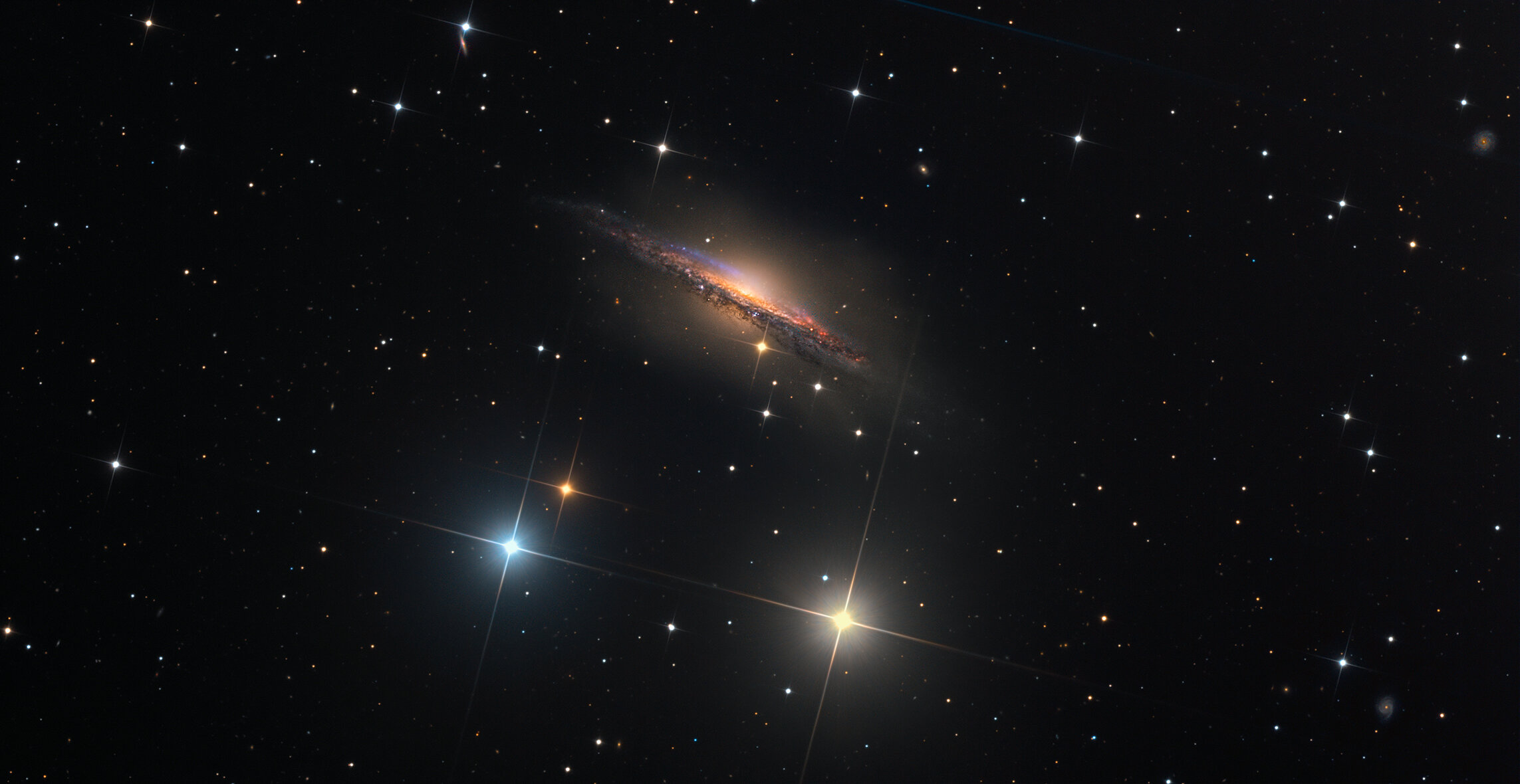 Portrait of NGC 1055