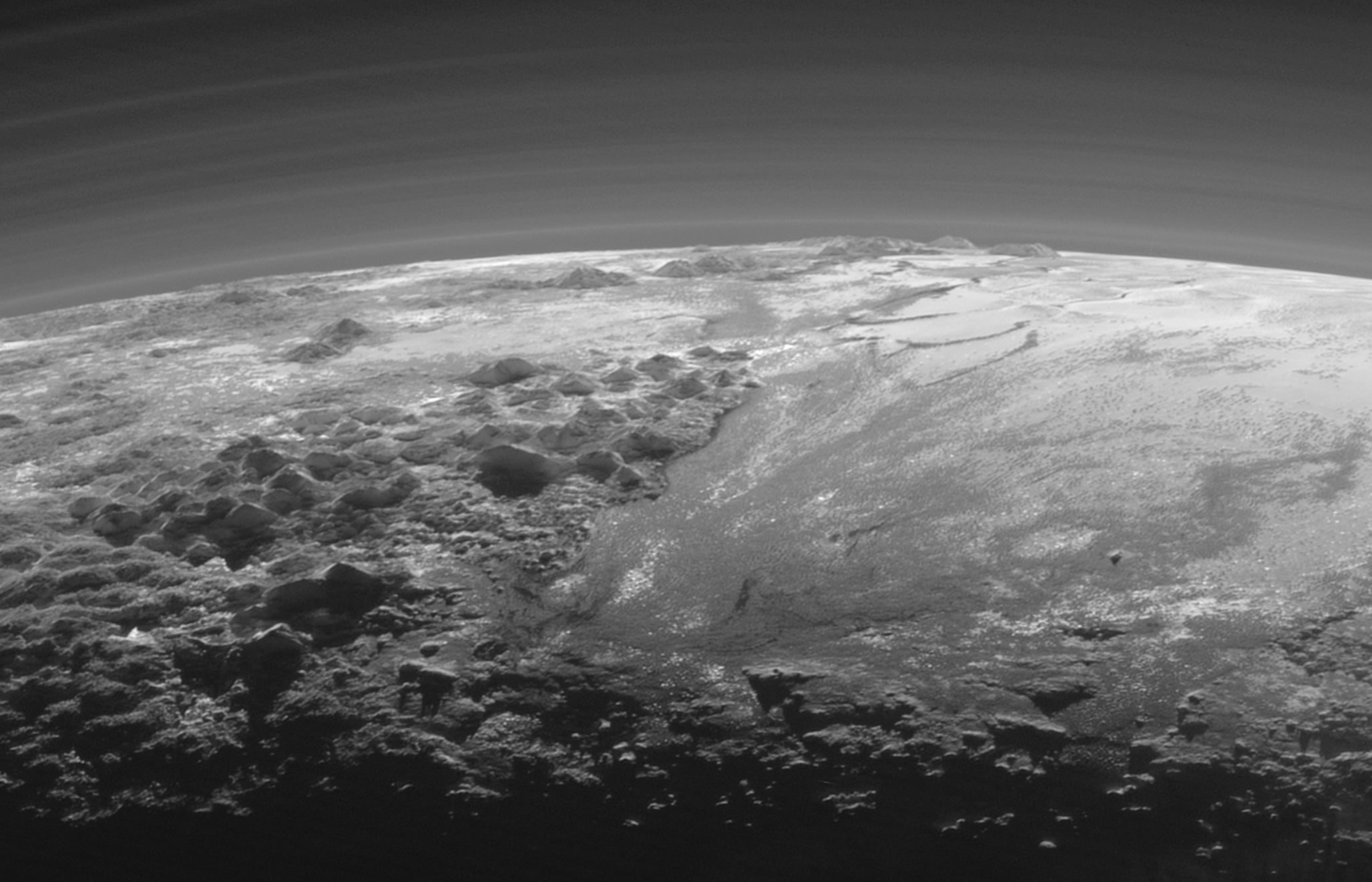 Landshaft na Plutone