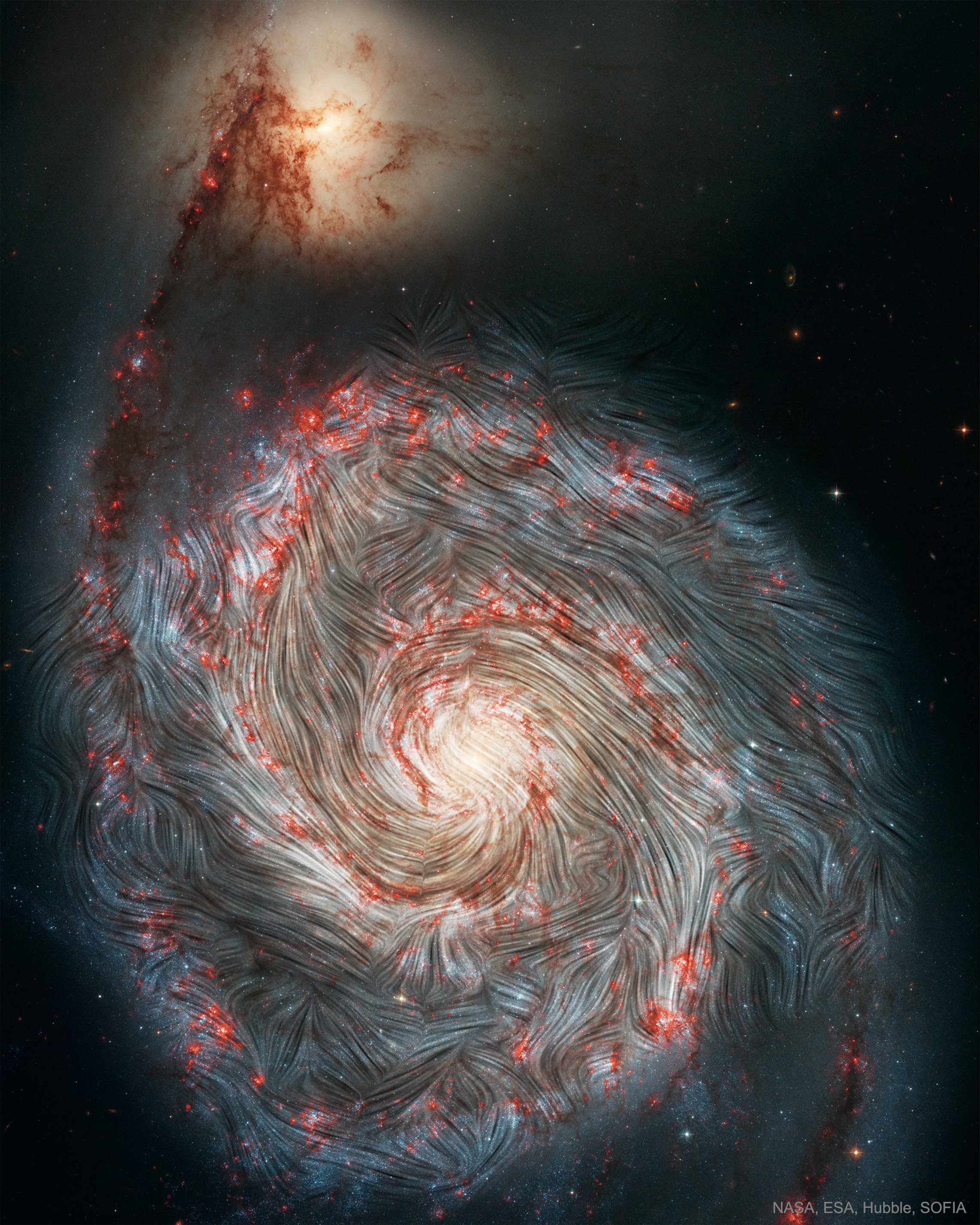 Magnitnoe pole galaktiki Vodovorot