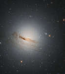 Пылевые волокна в NGC 1947